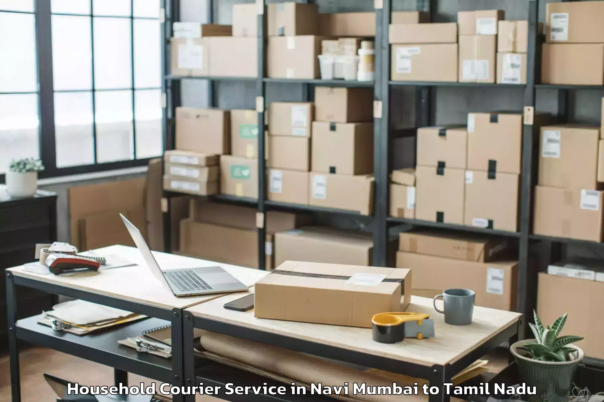 Hassle-Free Navi Mumbai to Vadamadurai Household Courier